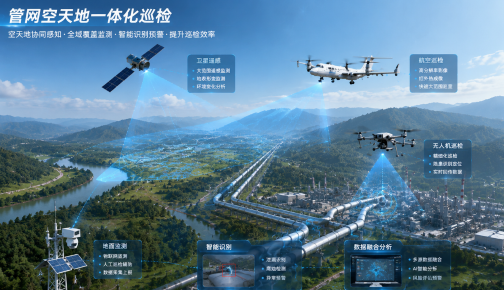 管网空天地一体化巡检场景
